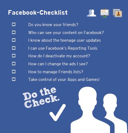 Facebook Checklist